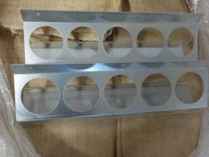 2 Metal 5 Can Display Wall Shelves...