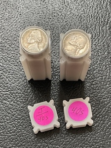 2 Rolls of Jefferson Nickels from the 1940s