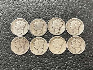 Mercury Silver Dimes