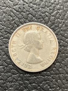 1958 Canadian Silver Half Dollar