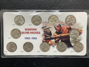 Wartime Silver Nickel Set