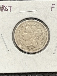 1867 Three Cent Nickel
