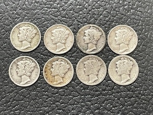 Mercury Silver Dimes