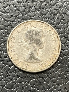 1959 Canadian Silver Half Dollar