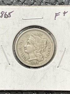 1865 Three Cent Nickel