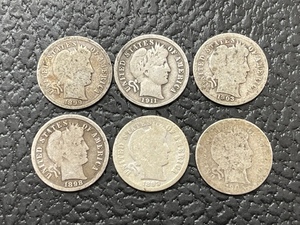 Barber Silver Dimes