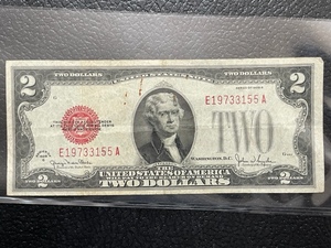 Red Seal $2 Bill