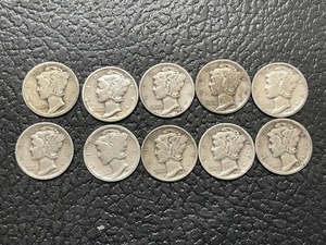 Mercury Silver Dimes