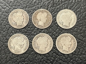 Barber Silver Dimes