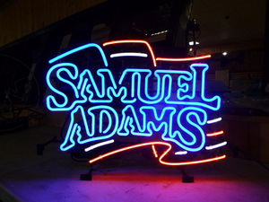 lot 4 image: Samuel Adams Neon Sign