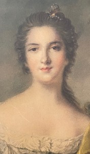 lot 101 image: Vintage Lithograph Framed Print of Princess Victoria of France