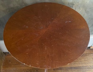 lot 114 image: Vintage Wooden Accent Table