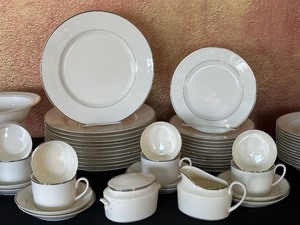 lot 130A image: Thomasville International Ultra Bone China Dishes