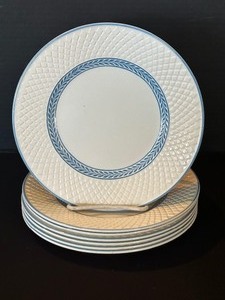 lot 61A image: Set of 8 Vintage Spode Elaine Plates