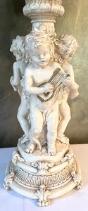 lot 134 image: Vintage Figural Resin Statue or Birdbath