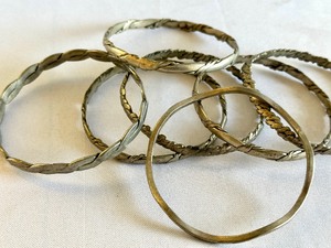 lot 278 image: Vintage Silver Bangles