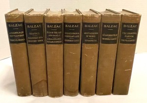 lot 309 image: Seven Books By Balzac