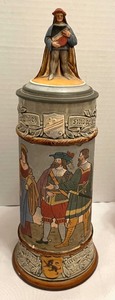 lot 313 image: Four Vintage Steins