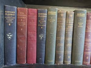 lot 188 image: Vintage Harvard Classics Book Collection