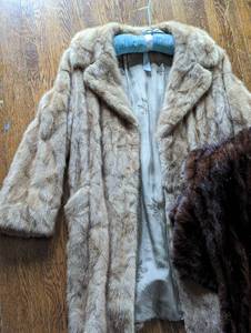 lot 234 image: Assorted Vintage Fur Coats for RepairRepurpose