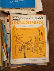 lot 241 image: Large Variety of Piano and Guitar Sheet Music