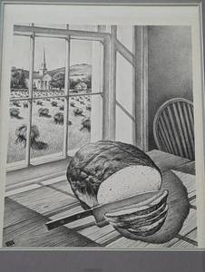 lot 238 image: Framed Still Life Print