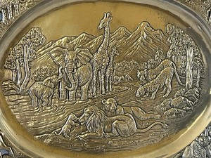 Three Animal Themed Arthur Court Decorative Trays