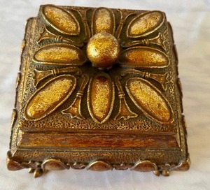 Gilded Footed Dresser Box