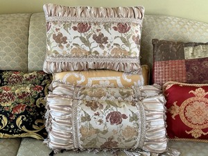 Variety of Decorative Throw Pillows
