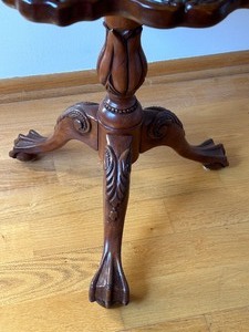 Lovely Vintage Carved Accent Table