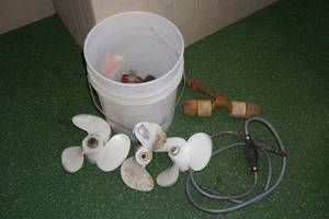 lot 28 image: Assorted Boat Parts
