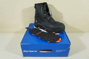 lot 121 image: Korkers Devils Canyon Wading Boots -Mens Size 9