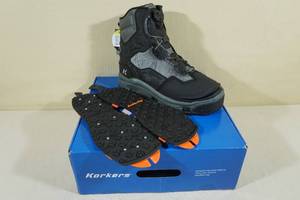 lot 122 image: Korkers Darkhorse Wading Boots -Mens Size 12