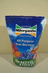 lot 132 image: 5lb Bag Milorganite All Purpose Non-Burning Nitrogen Fertilizer