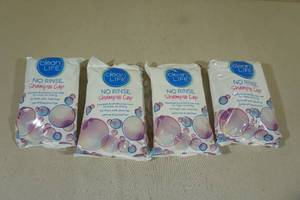 lot 137 image: 4 Clean Life No Rinse Shampoo Caps
