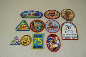 lot 196 image: Assorted Patches - Girl Scouts, Boy Scouts