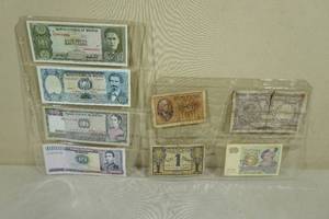 lot 169 image: International Currency - Bolivia, France, Italy, Belgium
