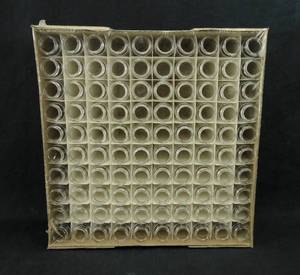 lot 28 image: Case of 100 Wheaton Sample Vials 30ml, Type I Borosilicate Glass  - no covers