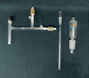 lot 27 image: Lot of 3 Ace Glass Distillation Adapters