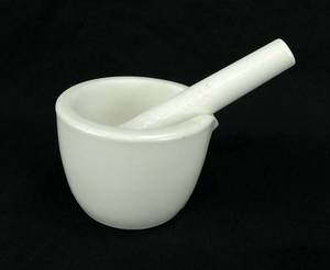 lot 79 image: Vintage CoorsTek 60316 Mortar and Coors 06 Pestle