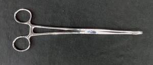 lot 88 image: Lot of 6 Chrome Plated 10 Inch Surgical Forceps
