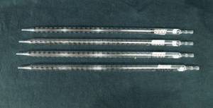 lot 100 image: Lot of 4 Kimax-51 Serological 25ML Pipettes