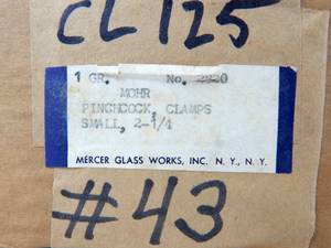 lot 200 image: Case of Mohr Pinch Clamp