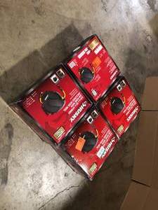 4 Lots of 38 in. x 50 ft. Enclosed Hybrid Air Hose Reel by Husky Customer Returns See Pictures