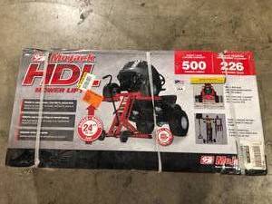 HDL 500 Lawn Mower Lift by MoJack   Customer Returns See Pictures