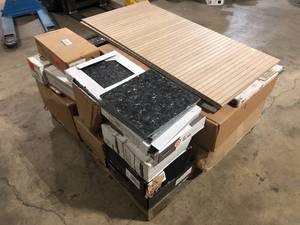 Pallet of Mixed Flooring Various Models and Conditions   Customer Returns See Pictures