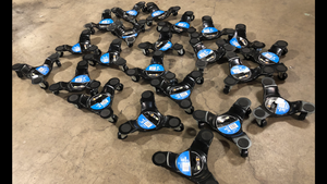 22 Pieces of 12 in. Steel Tri-Dolly with 300 lb. Load Rating by Shepherd Customer Returns See Pictures
