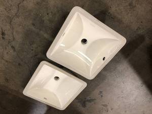 2 Lots of Bathroom Sinks  Customer Returns See Pictures