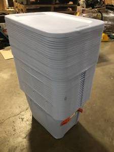 HDX Storage Totes (22 Pieces) Customer Returns See Pictures
