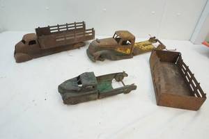 lot 85 image: Vintage Toy Trucks